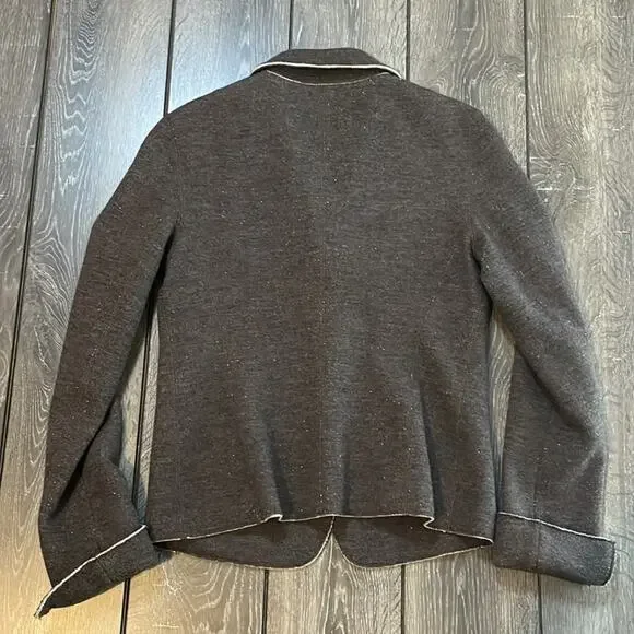 Lafayette 148 New York Brown Wool Blazer Women’s Size 6 - Picture 2 of 8